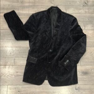 Express Black Velvet Sport Coat